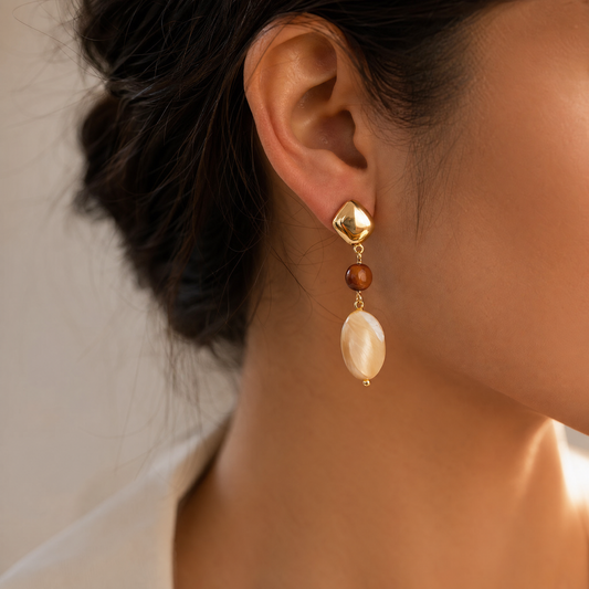 Abalone Glow Earrings
