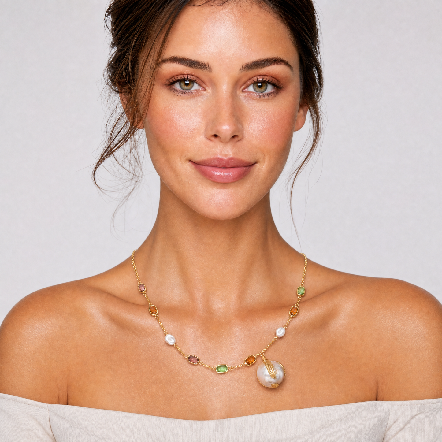 Baroque Pearl River Necklace