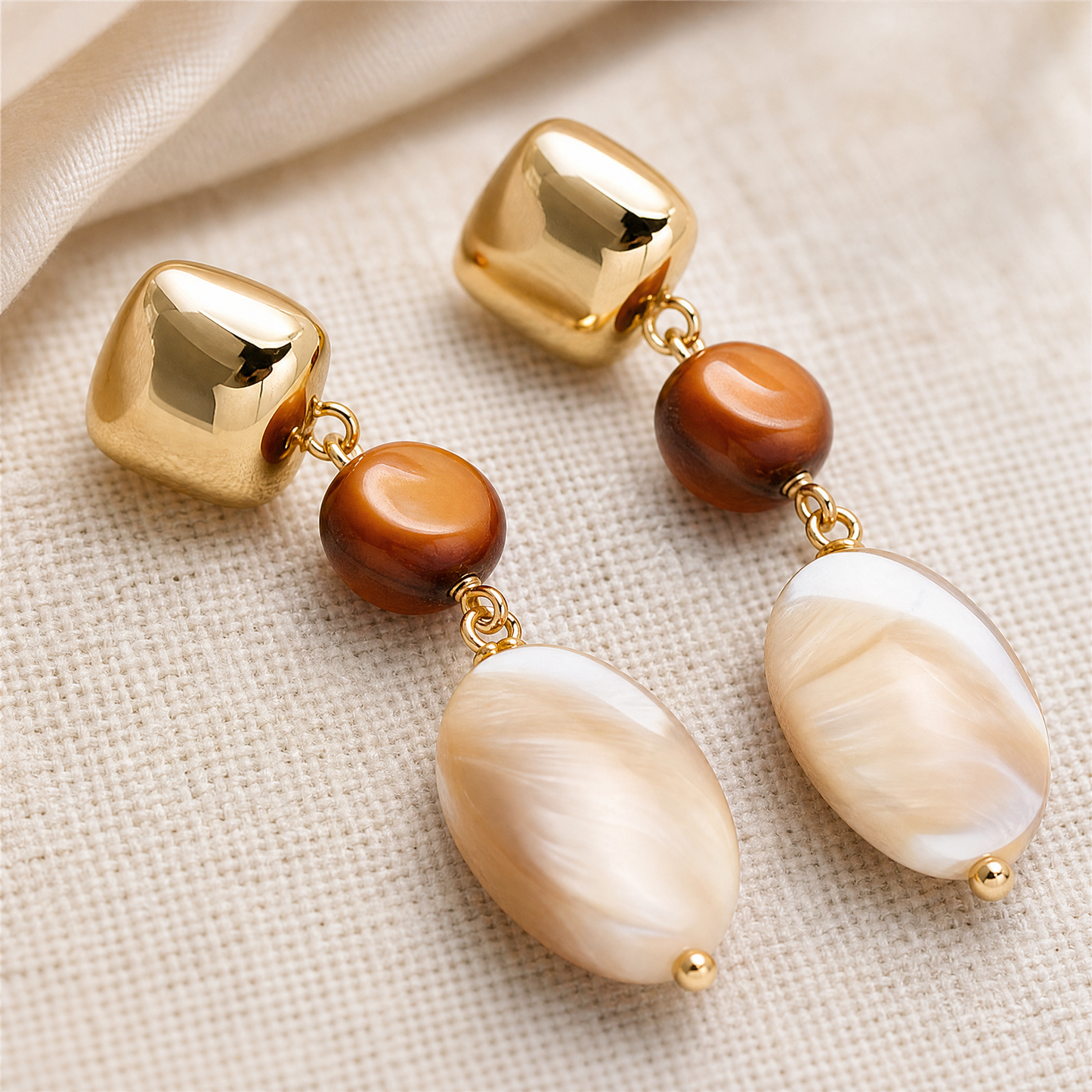 Abalone Glow Earrings