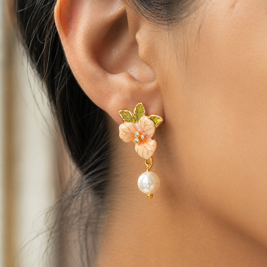 Bloom Pearl Earrings