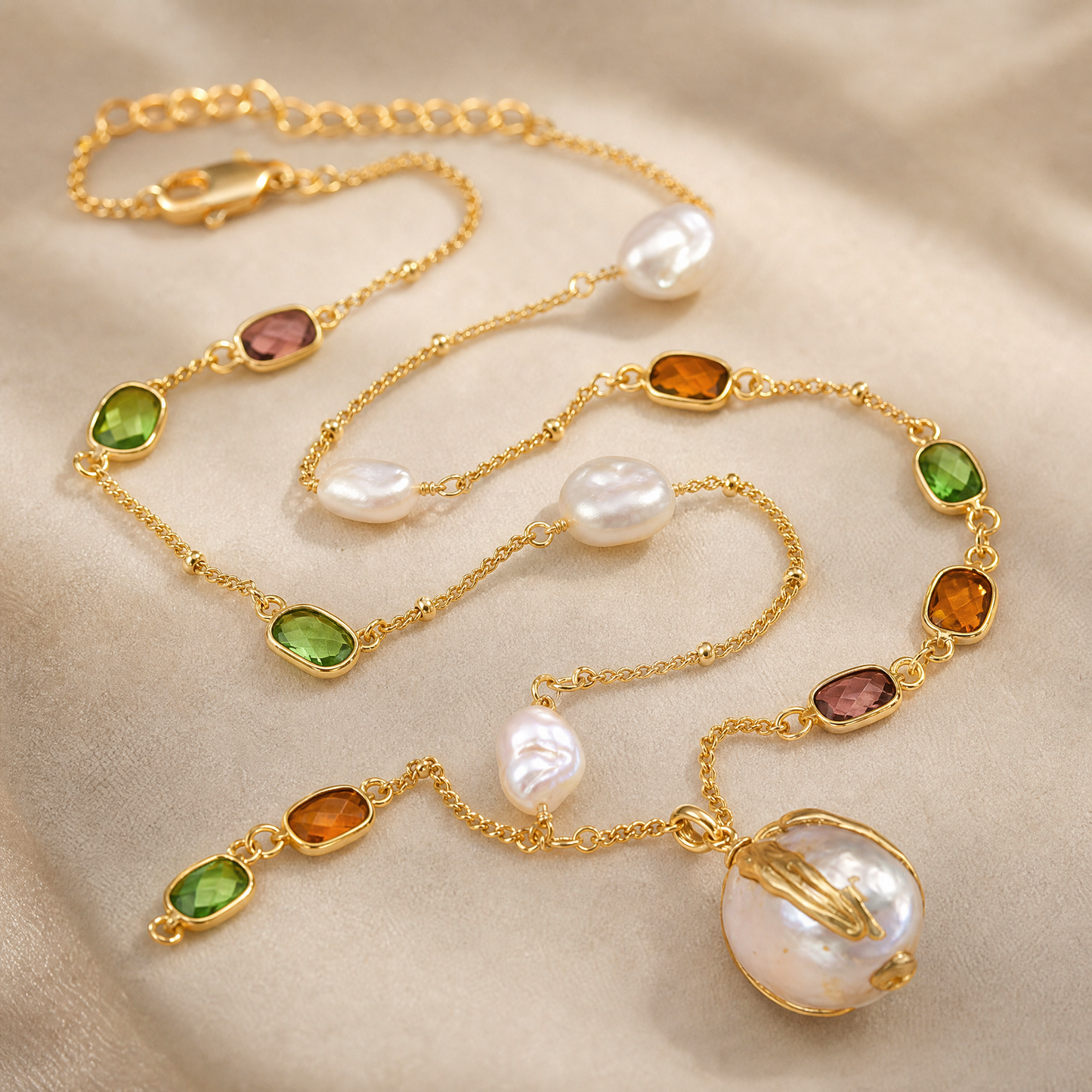 Baroque Pearl River Necklace