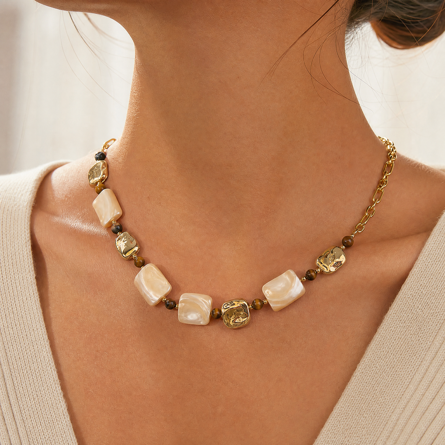Sunlit Pearl Necklace