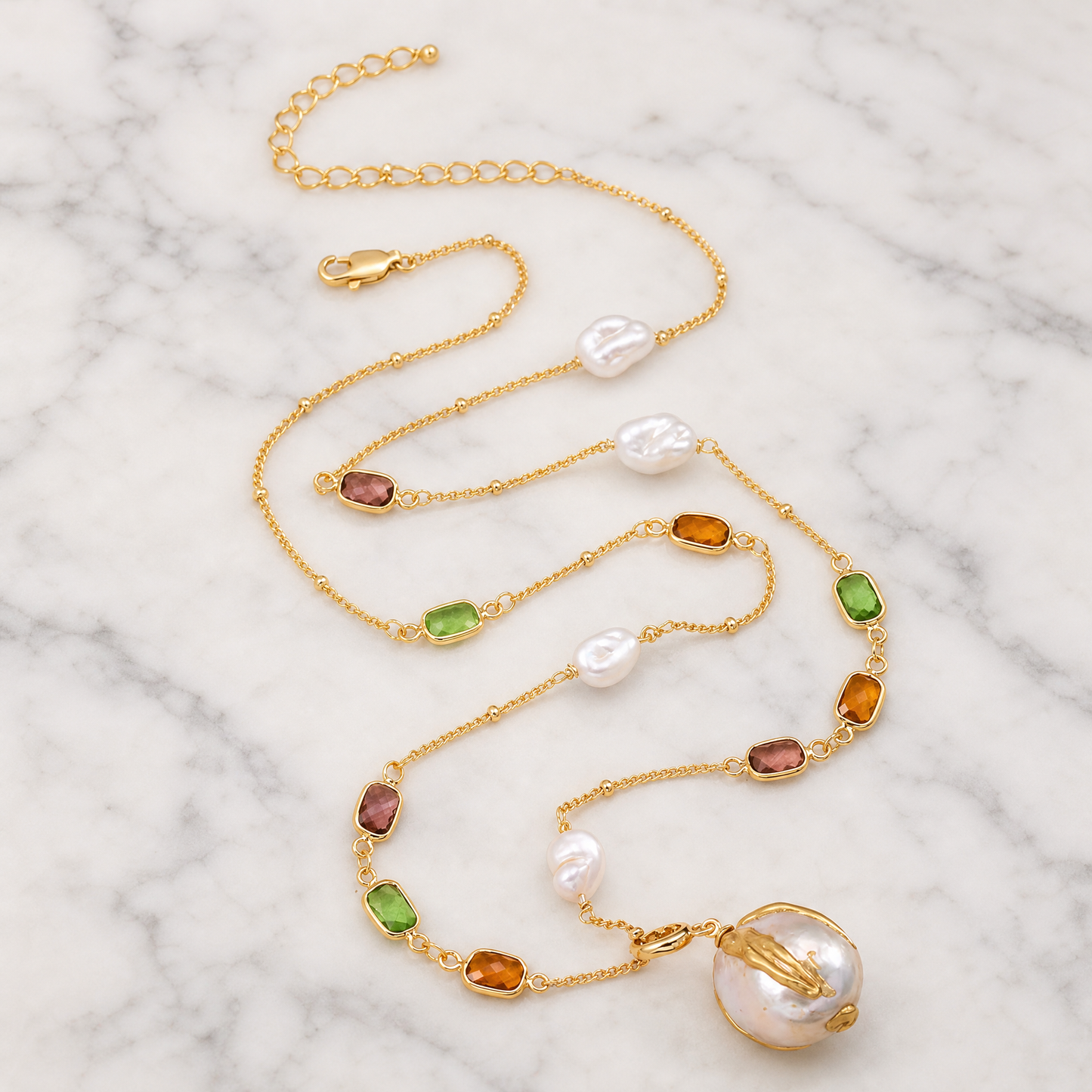 Baroque Pearl River Necklace