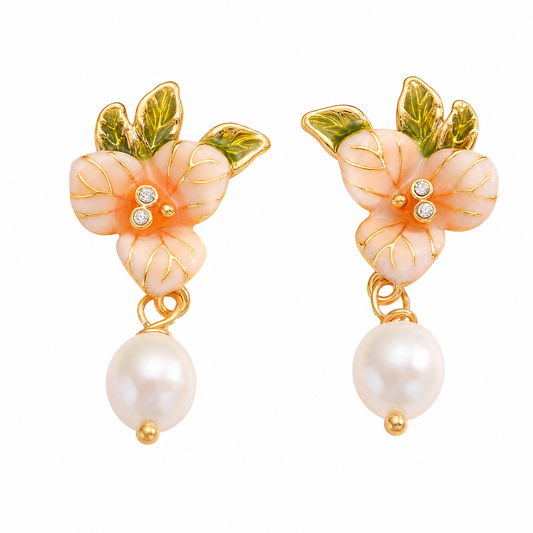Bloom Pearl Earrings