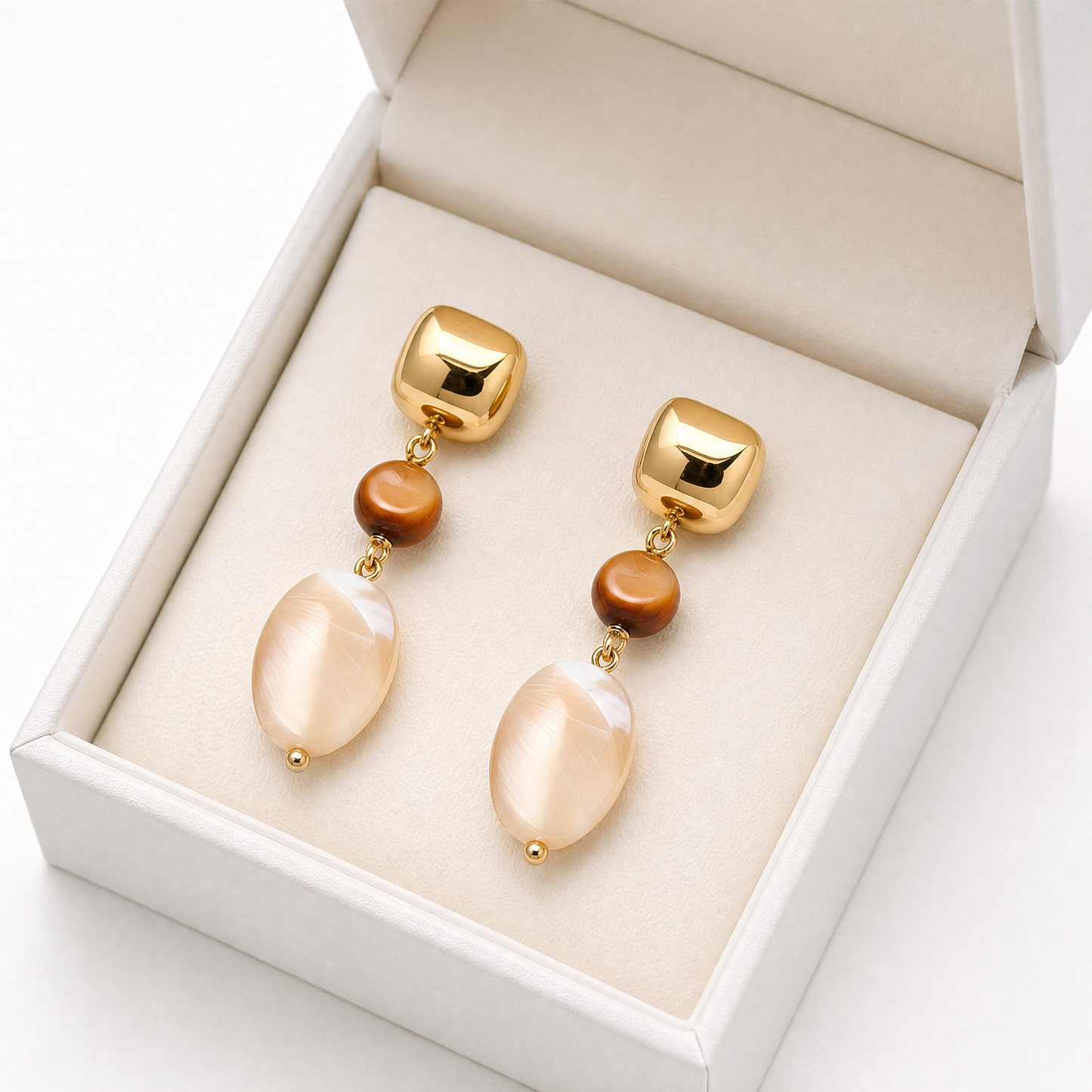 Abalone Glow Earrings