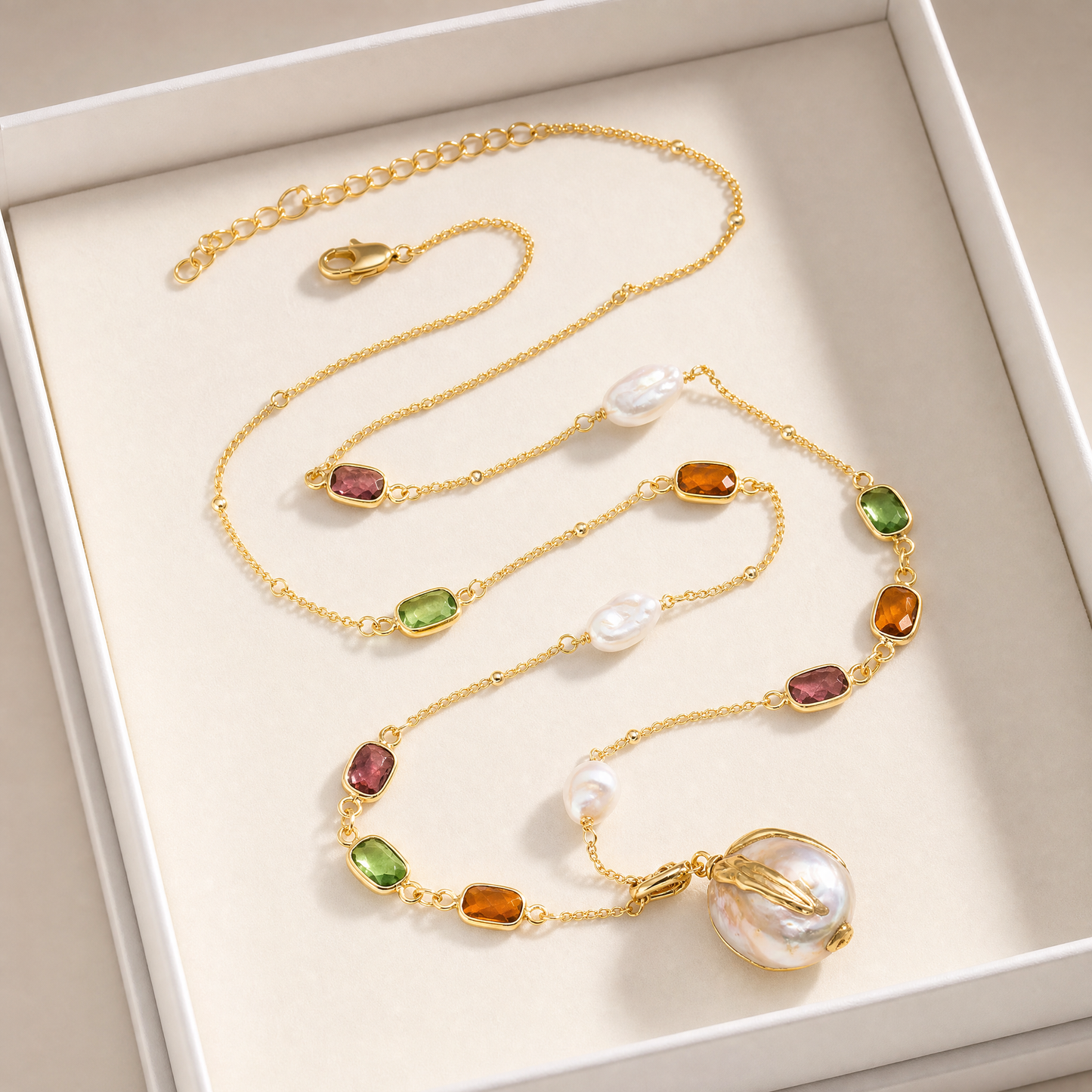Baroque Pearl River Necklace